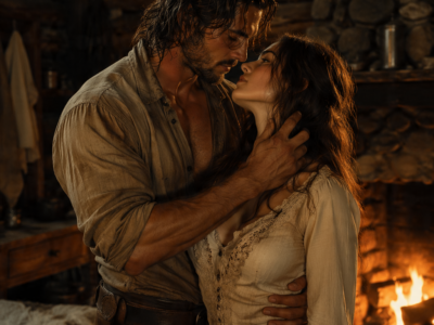 I DRAGGED A FROZEN RUNAWAY BRIDE OUT OF A DEAD STAGECOACH AND HID HER IN MY CABIN — THEN THE MAN SHE FEARED FOUND US