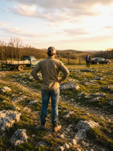 The Banker Called My Widow Mother’s Rocky Farm Worthless—Then a Stone Mason Paid Cash for the Limestone Everyone Mocked