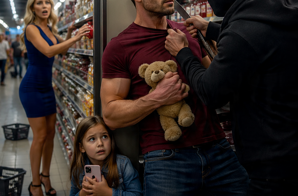 I TOOK MY DAUGHTER TO BUY A TEDDY BEAR WHEN THE CEO WHO ONCE HUMILIATED ME WAS GRABBED AT KNIFEPOINT—THEN ONE OF THE MEN SPOKE MY NAME