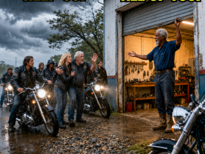 THEY MOCKED THE BROKE BLACK WOMAN MECHANIC FOR HELPING TWELVE STRANDED BIKERS—THEN THE GULF COAST’S MOST FEARED MAFIA KING RETURNED, PAID HER DEBT, AND CALLED HER HIS FUTURE WIFE