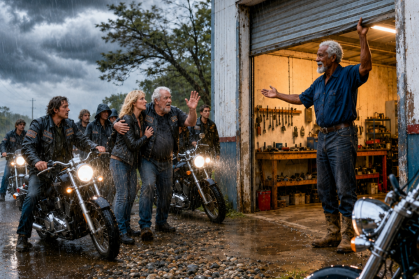 THEY MOCKED THE BROKE BLACK WOMAN MECHANIC FOR HELPING TWELVE STRANDED BIKERS—THEN THE GULF COAST’S MOST FEARED MAFIA KING RETURNED, PAID HER DEBT, AND CALLED HER HIS FUTURE WIFE