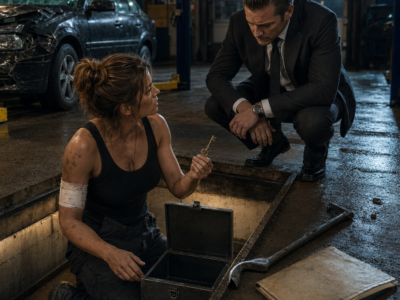 SHE SAVED THE UNDERWORLD KING WITH A TIRE IRON, THEN LEARNED HER BROTHER’S DEBT WAS NEVER REAL—BUT THE REASON HE LIED WAS WAITING BENEATH HER OWN GARAGE FLOOR IN A STEEL BOX THAT SHOULD HAVE BEEN EMPTY
