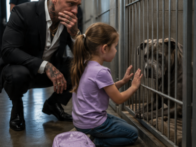 I GAVE A WOUNDED DOG TO A MAFIA BOSS’S SILENT DAUGHTER — THEN THE CHILD WHISPERED THE ONE NAME HE HAD BURIED FOR YEARS