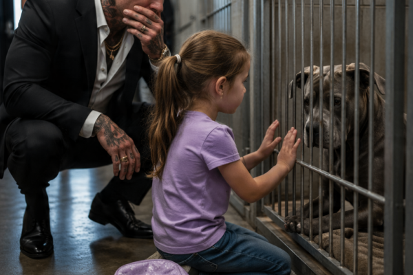 I GAVE A WOUNDED DOG TO A MAFIA BOSS’S SILENT DAUGHTER — THEN THE CHILD WHISPERED THE ONE NAME HE HAD BURIED FOR YEARS