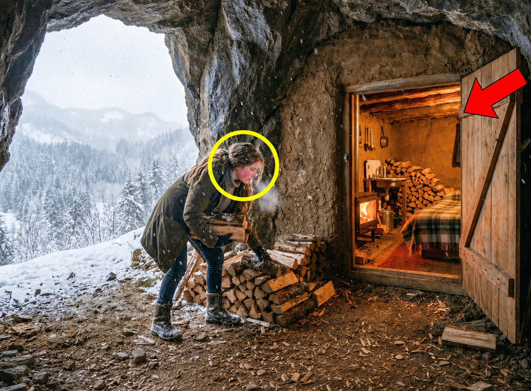 Thrown Out at 16, She Built a Dugout Shed for $10 — Until Her Firewood Stayed Dry All Winter