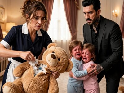 THE MAFIA BOSS’S TWINS SCREAMED EVERY NIGHT—UNTIL THE INVISIBLE MAID TORE OPEN THEIR TEDDY BEAR, EXPOSED HIS SISTER’S BETRAYAL, AND BECAME THE WOMAN HE CLAIMED BEFORE THE ENTIRE CITY