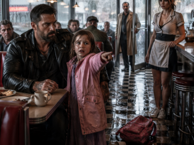 I LET A TERRIFIED LITTLE GIRL CALL ME DAD IN A DINER FULL OF STRANGERS — THEN THE MAN HUNTING HER SAID A NAME HE SHOULD NEVER HAVE KNOWN