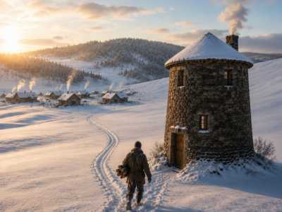 THEY LAUGHED AS THE STONEMASON BUILT A WINDOWLESS TOWER FOR HIS PREGNANT WIFE—UNTIL A FORTY-BELOW NIGHT EXPOSED WHY HE HAD MADE ROOM FOR PEOPLE WHO DESPISED HIM ALL ALONG