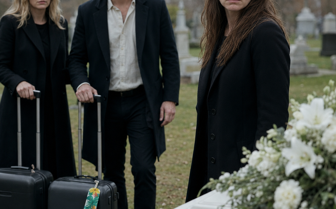 While Her Eight-Year-Old Daughter Died Holding Nora’s Hand, Claire Ignored 127 Calls—Then Arrived at the Funeral Beside Nora’s Husband