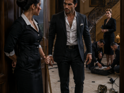THE MAFIA BOSS SAW BRUISES ON HIS MAID – THEN THE CAMERA CAUGHT WHO WAS WAITING OUTSIDE