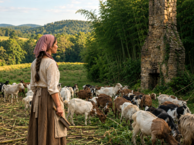 My Goats Broke Through the Bamboo—Behind It Was a Stone Door and the County’s Oldest Buried Secrets
