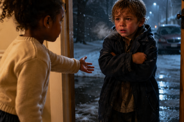 I LET A LOST BOY INTO MY HOUSE — THEN A BILLIONAIRE RETURNED WITH BLACK CARS AND ONE FOLDER