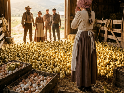 They Laughed When I Rescued 312 Cracked Goose Eggs—Until the Town’s Richest Farmer Came for My Creek