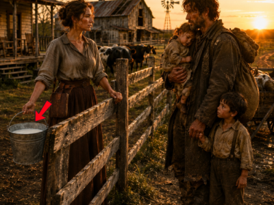 “Give My Kids Milk, I’ll Fix Your Ranch,” He Told the Widow — Winter Made Him Her Ranch’s Only Hope