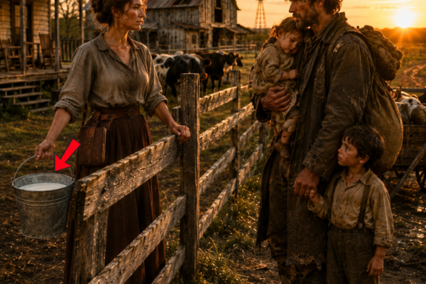 “Give My Kids Milk, I’ll Fix Your Ranch,” He Told the Widow — Winter Made Him Her Ranch’s Only Hope