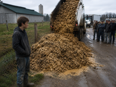 the boy who turned nine years of brewery waste into the harvest that made the men who laughed come begging at his mother’s fence