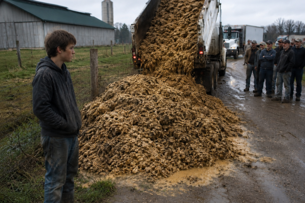 the boy who turned nine years of brewery waste into the harvest that made the men who laughed come begging at his mother’s fence