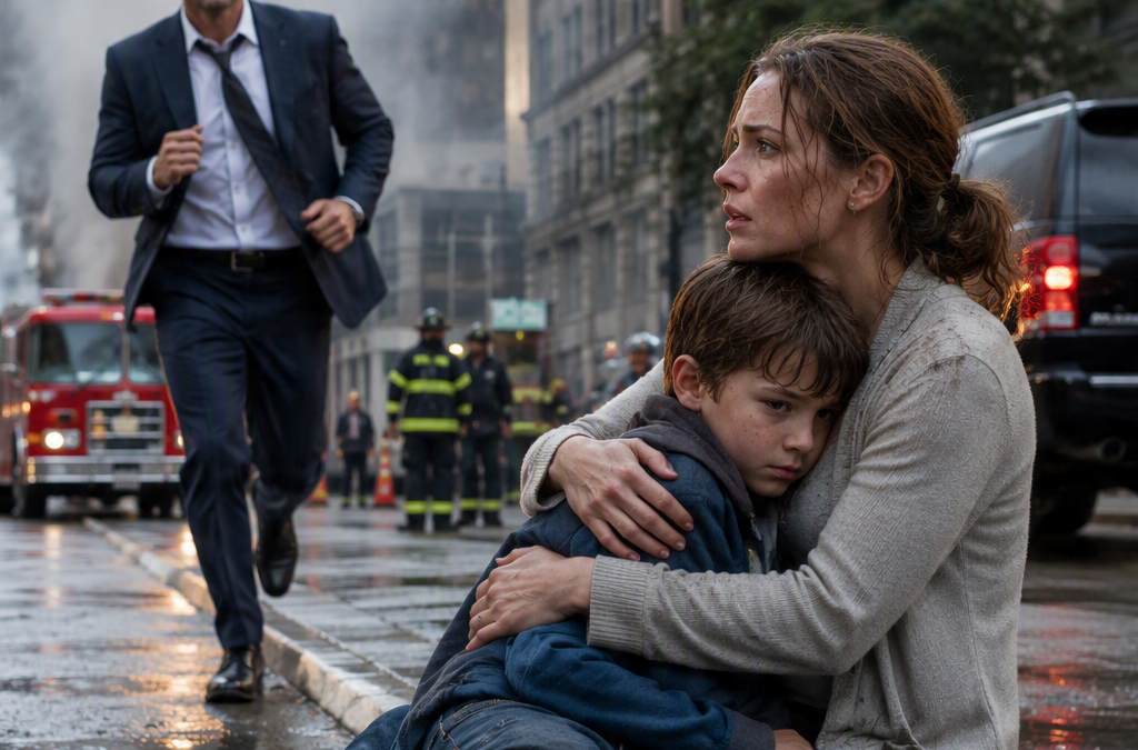 I RAN INTO A BURNING BUILDING TO SAVE A BILLIONAIRE’S SON—BUT HOURS LATER, THE CHILD WHISPERED WHY THE FIRE WAS NEVER AN ACCIDENT AT ALL