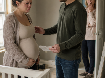 At Thirty-Nine Weeks Pregnant, Kayla Watched Her Husband Leave to Rest—Then She Moved Every Unfinished Promise onto His Mother’s Perfect Lawn