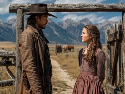 I WAS A PENNILESS TEACHER KNOCKING AT A RICH COWBOY’S DOOR FOR WARMTH—THEN HE LOOKED AT HIS TWO SONS AND SAID SOMETHING I COULDN’T FORGET