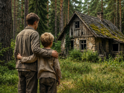 MY UNCLE THREW US INTO THE WINTER WOODS WITH HALF A LOAF—THEN MY LITTLE BROTHER HEARD SOMETHING BENEATH AN ABANDONED FARM