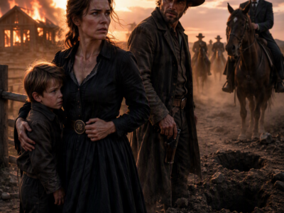 THE TOWN CALLED HER A SHAMELESS WIDOW AND SENT MEN TO TAKE HER SON’S LAND—BUT THE STRANGER IN HER BARN KNEW WHO HAD MOVED THE STONES
