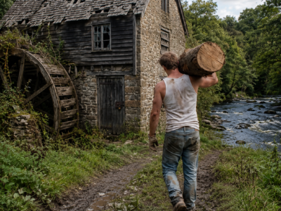 his brother kicked him out with ten thousand dollars and a condemned mill—then the locked basement revealed who truly owned the family empire