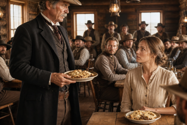 THE RICHEST RANCHER ASKED WHO BAKED THE APPLE PIE EVERYONE IGNORED—THEN THE WIDOW AT THE LAST TABLE ANSWERED, AND A SECRET PLAN TO TAKE HER FARM BEGAN UNRAVELING BEFORE DECEMBER