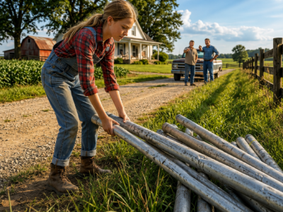 Everyone Laughed When a Little Girl Collected Their Old Irrigation Pipes… Until They Saw Her Crops