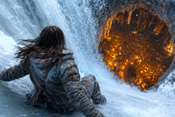 They Gave Me “Worthless” Land and Left Me to Die—Then My Mother’s Secret Behind the Frozen Waterfall Exposed Everything