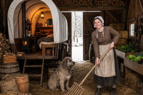 They Called Her Barn Shelter Foolish—Until Her Daughters Slept Warm Through -40° Cold