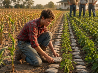 Everyone Laughed When the Poor Boy Filled His Farm With Stones… Until Harvest
