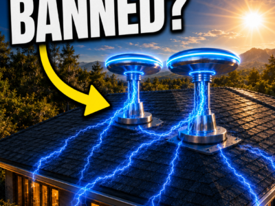 $30 ROOF TESLA ANTENNAS Generate UNLIMITED Power From The Atmosphere?! (No Solar Needed!!)