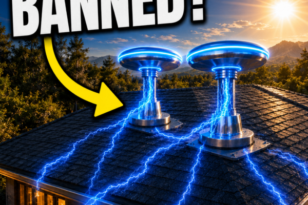 $30 ROOF TESLA ANTENNAS Generate UNLIMITED Power From The Atmosphere?! (No Solar Needed!!)