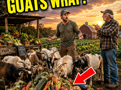 the whole town laughed when a tired farmer fed ruined vegetables to goats, but those stubborn animals saved his land when nothing else could