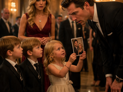 I CAME TO A MAFIA ENGAGEMENT WITH THREE CHILDREN HE’D NEVER MET—THEN THE BRIDE WHISPERED ONE NAME SHE COULDN’T POSSIBLY KNOW…