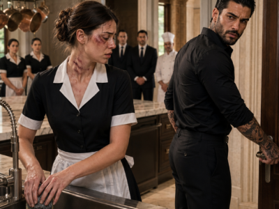 THE MAID CAME TO WORK WITH A BLEEDING LIP—THEN THE MAFIA BOSS LOCKED THE KITCHEN, ASKED WHO HURT HER, AND PUT HIS RING ON HER FINGER BEFORE DAWN