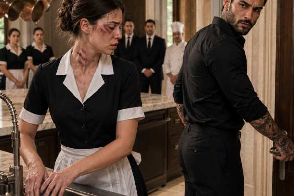 THE MAID CAME TO WORK WITH A BLEEDING LIP—THEN THE MAFIA BOSS LOCKED THE KITCHEN, ASKED WHO HURT HER, AND PUT HIS RING ON HER FINGER BEFORE DAWN