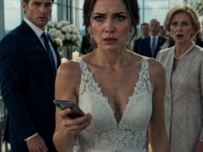 I WENT BACK FOR A FORGOTTEN COAT TWELVE HOURS BEFORE MY WEDDING – AND HEARD MY FIANCÉ’S MOTHER REHEARSING HOW THEY’D STEAL MY COMPANY AFTER I SAID “I DO”