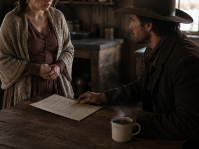 Her Father Traded Her Future to a Feared Rancher—But the Stranger’s First Promise Made Her Question Who Had Truly Imprisoned Her
