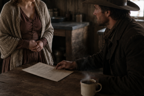 Her Father Traded Her Future to a Feared Rancher—But the Stranger’s First Promise Made Her Question Who Had Truly Imprisoned Her