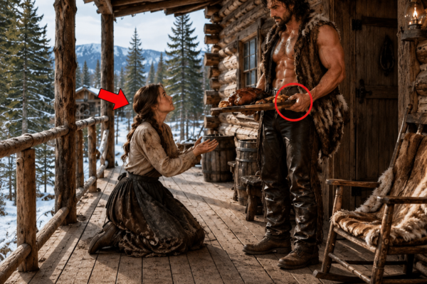 “Could I Have the Scraps?”, She Asked — The Mountain Man Served Her a Feast Instead