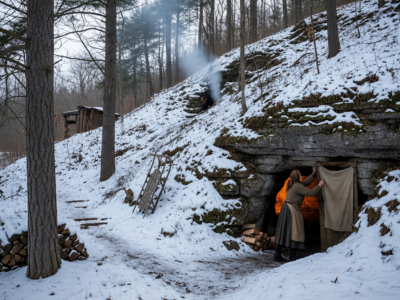 THEY MOCKED A WIDOW FOR RAISING HER CHILDREN UNDERGROUND—UNTIL THE COLDEST NIGHT IN FORTY-FIVE YEARS MADE HER WORST CRITIC KNOCK WITH ONE QUESTION HE COULD NOT ADMIT