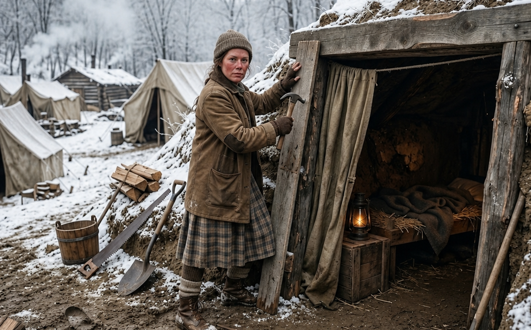 Thrown Out at 15, She Carved a Shelter Into the Hillside for $5 — It Never Froze Once All Winter