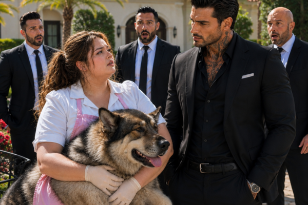The Mafia Boss’s Guard Dog Bit Every Guard — But Melted in the Arms of His Plus-Size Assistant