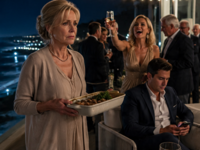 My daughter-in-law raised her champagne and told me to go home after I cooked for her Malibu guests, so I smiled, packed before dawn, and quietly removed my card from every luxury she had charged to me—then my son discovered the canceled villa, the frozen condo escrow, and the missing $40,000 were only the FIRST consequences of the lie he had hidden from both of us.