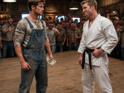 the black belt called the quiet farmer “easy money”—but the old officer had survived battles pride could never understand