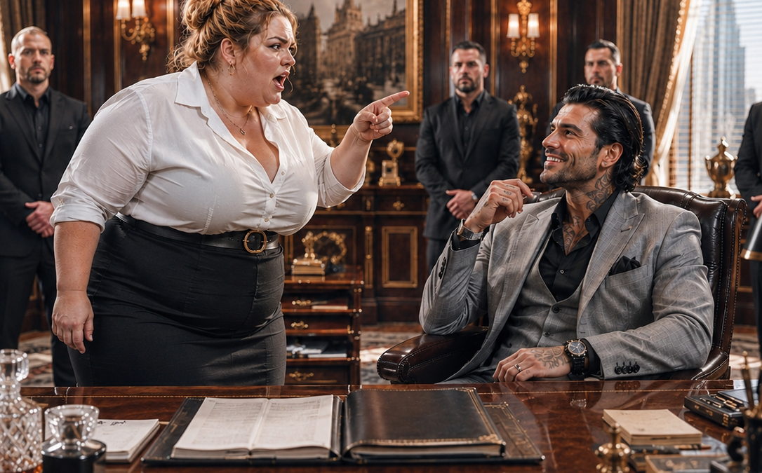 “Don’t You Dare Talk To Me Like That Again,” The Fat Woman Said…Then The Mafia Boss Smiled
