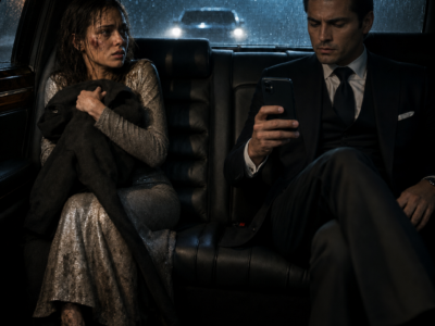 I THREW MYSELF INTO A STRANGER’S CAR TO ESCAPE MY STEPMOTHER’S BEDROOM TRAP — THEN HIS PHONE LIT UP WITH HER NAME, AND HE LOCKED THE DOORS