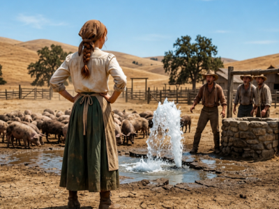she spent her last $25 on eighty starving hogs—then they uncovered the secret a powerful land broker had buried beneath her dying farm